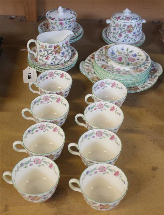 Minton Haddon Hall tea set